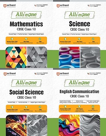 All In One Science, Social Science, Mathematics, English Communication, Class 10th Based On Latest NCERT For CBSE Exams 2025